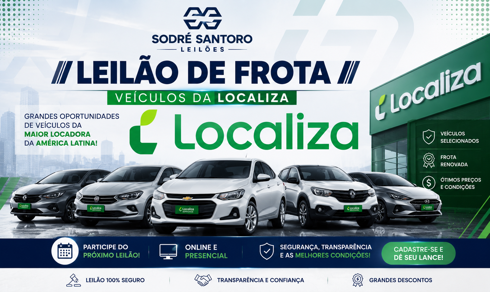 Leilão de Veículos - Frota - 23/09/2026